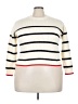 Unbranded Stripes Ivory Pullover Sweater Size 4X (estimated) - photo 1