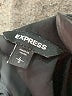 Express 100% Polyester Black Long Sleeve Blouse Size L - photo 7