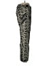 Obermeyer 100% Polyester Animal Print Black Casual Pants Size 6 - photo 4