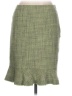 Amanda Smith 100% Silk Tweed Green Silk Skirt Size 10 - photo 1