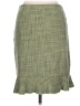 Amanda Smith 100% Silk Tweed Green Silk Skirt Size 10 - photo 2