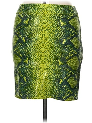 BCBGMAXAZRIA Faux Leather Skirt (view 2)