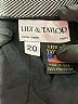 Lily & Taylor 100% Polyester Solid Gray Dress Pants Size 20 - photo 4
