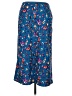 Jason Wu 100% Polyester Print Blue Casual Skirt Size 6 - photo 1