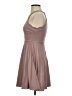 Altar'd State Solid Brown Cocktail Dress Size XS - photo 5