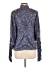Hunter Bell Blue Long Sleeve Blouse Size L - photo 2