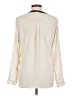 Express 100% Polyester Ivory Long Sleeve Blouse Size M - photo 2