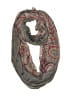 Mudd 100% Polyester Paisley Gray Scarf One size - photo 1