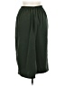 M Collection 100% Polyester Solid Green Casual Skirt Size M - photo 2