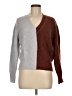 Assorted Brands Color Block Brown Cardigan Size M - photo 1