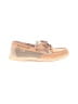 Sperry Top Sider 100% Leather Tan Flats Size 4 - photo 1