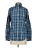 Lauren Jeans Co. Plaid Blue Long Sleeve Button-Down Shirt Size XS - photo 1