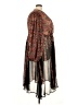 Torrid Floral Black Brown Kimono Size 3X (estimated) - photo 4