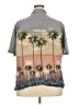 Assorted Brands 100% Rayon Tropical Gray Short Sleeve Blouse Size XXL - photo 2