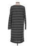 Lou & Grey Stripes Gray Casual Dress Size S - photo 2