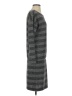 Lou & Grey Stripes Gray Casual Dress Size S - photo 4