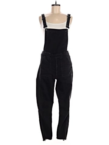 Madewell Skinny Overalls in Lunar Wash (view 1)