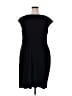 Connected Apparel Solid Black Cocktail Dress Size 20 - photo 2