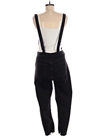 Madewell Skinny Overalls in Lunar Wash (view 2)