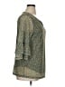 Cj Banks Green 3/4 Sleeve Blouse Size 0X - photo 4