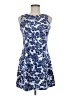 Assorted Brands 100% Polyester Paisley Blue Cocktail Dress Size M - photo 1