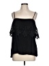 Love Tree 100% Rayon Black Sleeveless Blouse Size L - photo 1