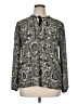db established 1962 Paisley Gray Long Sleeve Blouse Size XL - photo 1
