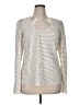 Express Outlet 100% Polyester Ivory Long Sleeve Top Size XL - photo 1