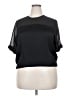 Zara Black Short Sleeve Top Size XL - photo 1