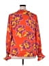 Magaschoni 100% Polyester Orange Long Sleeve Blouse Size XXL - photo 2