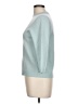 Talbots 100% Cashmere Teal Cashmere Pullover Sweater Size Lg Petite - photo 5
