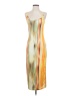 Shein Tie-dye Yellow Cocktail Dress Size 4 - photo 1