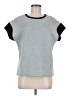 Shein Gray Short Sleeve Top Size 6 - photo 1