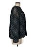 CeCe 100% Polyester Black Long Sleeve Blouse Size M - photo 4