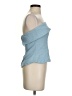 Missguided Blue Sleeveless Blouse Size S - photo 4