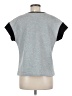Shein Gray Short Sleeve Top Size 6 - photo 2