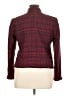Ann Taylor Tweed Burgundy Blazer Size 14 - photo 2