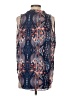 Olivaceous 100% Polyester Paisley Blue 3/4 Sleeve Blouse Size S - photo 2