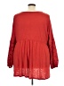 Torrid Red 3/4 Sleeve Blouse Size 5X Plus (6) - photo 2