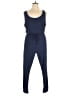 Derek Heart Solid Blue Jumpsuit Size 1X - photo 1