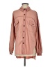 Blue B Color Block Pink Long Sleeve Button-Down Shirt Size S - photo 1