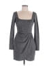 Altar'd State Metallic Silver Cocktail Dress Size M - photo 1