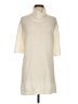 Shein 100% Acrylic Ivory Turtleneck Sweater Size M - photo 1