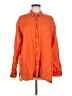 J.Jill Orange Long Sleeve Button-Down Shirt Size M (tall) - photo 1