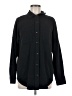 Mondetta Solid Black Long Sleeve Button-Down Shirt Size M - photo 1