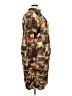 Ashley Stewart 100% Polyester Print Brown Casual Dress Size 34/36 - photo 4