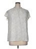 Express 100% Polyester Silver Sleeveless Blouse Size XL - photo 1