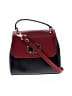 Dee Ocleppo 100% Leather Color Block Burgundy Blue Leather Satchel One size - photo 1