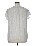 Express 100% Polyester Silver Sleeveless Blouse Size XL - photo 2