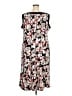 Perceptions Graphic Black Casual Dress Size 2X - photo 2